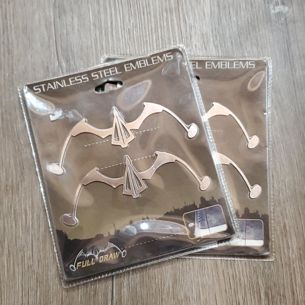 Stainless Steel Bow/Broadhead Emblems